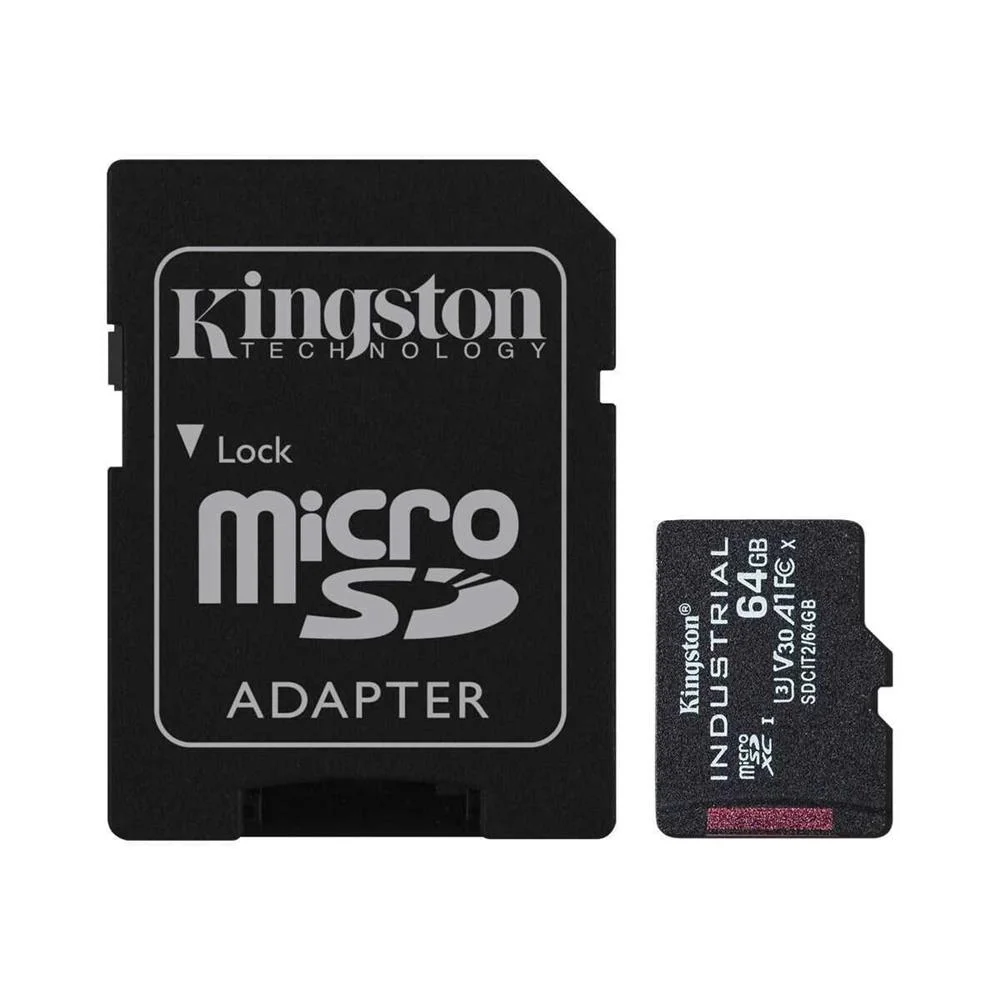 Kingston Industrial - Flash Memory Card - 64 Gb - Microsdxc Uhs-I