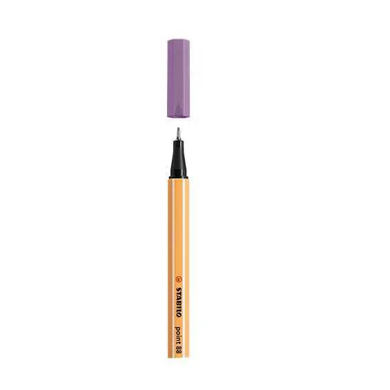 Caneta Ponta Fina Fineliner Violeta Stabilo 88/62