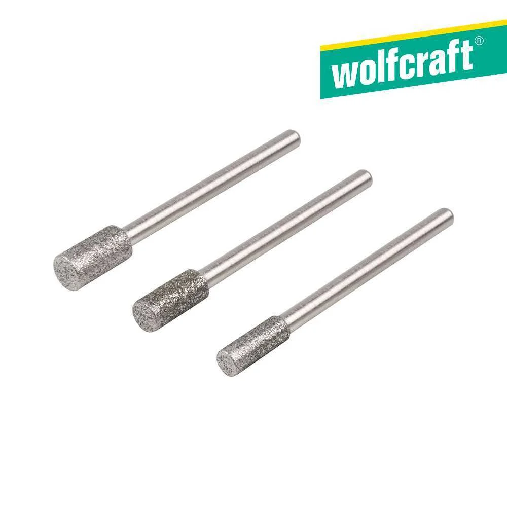 Kit de 3 Chaves Diamante Cil&iacute;ndricas 5987000 Wolfcraft