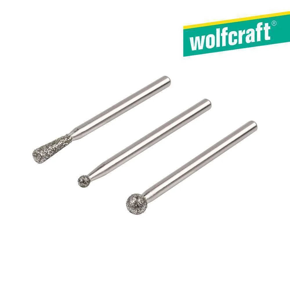 Kit de 3 Chaves Diamante Esf&eacute;ricas e C&oacute;nicas 5988000 Wolfcraft