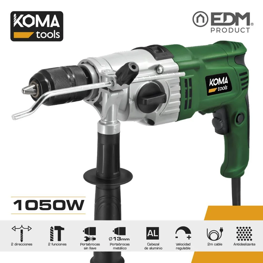 Berbequim de percuss&atilde;o 1050w koma tools