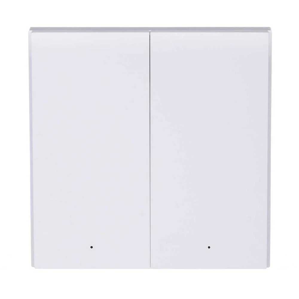 Aqara Smart Wall Switch H1 Eu (No Neutral, Double Rocker), White