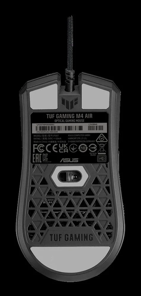 Asus Tuf Gaming M4 Air Rat&oacute;n Ambidextro Usb Tipo .