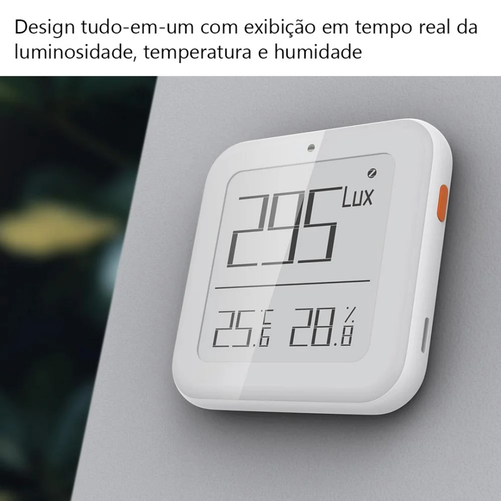Sensor de Temperatura, Humidade e Luz com Ecr&atilde;