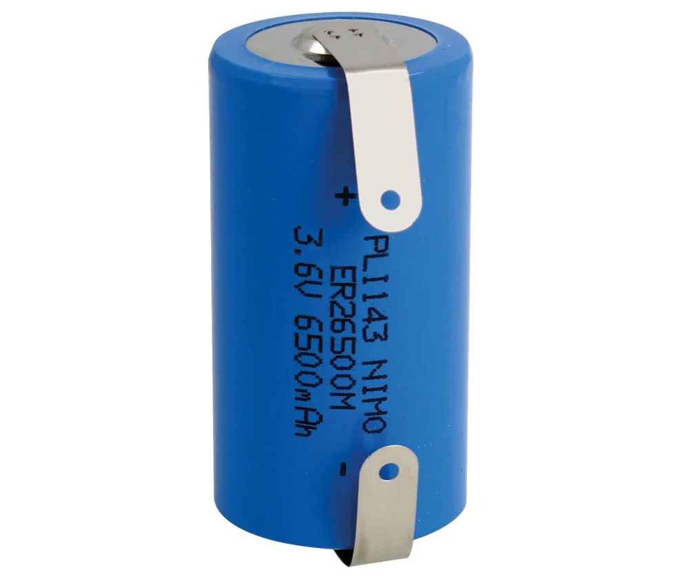 Pilha Lithium 3,6v 6000mah (Er26500) C/ Terminais