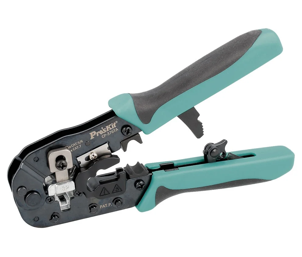 Crimpadora Conectores Modulares Con Trinquete Cat.