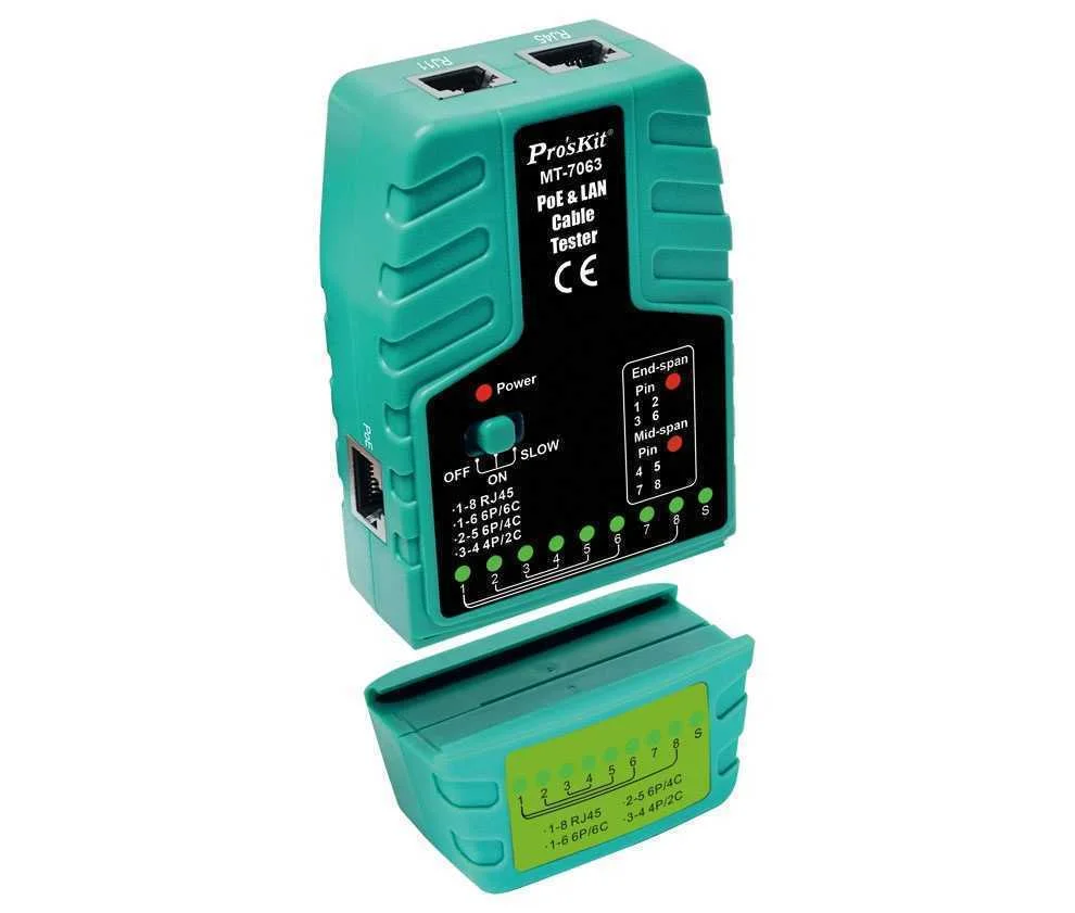Tester para Reder Lan Ethernet Y Poe