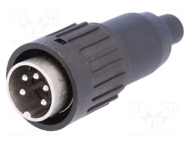 Enchufe Din Macho Sistema de 5 Pines 240 &ordm; Simple