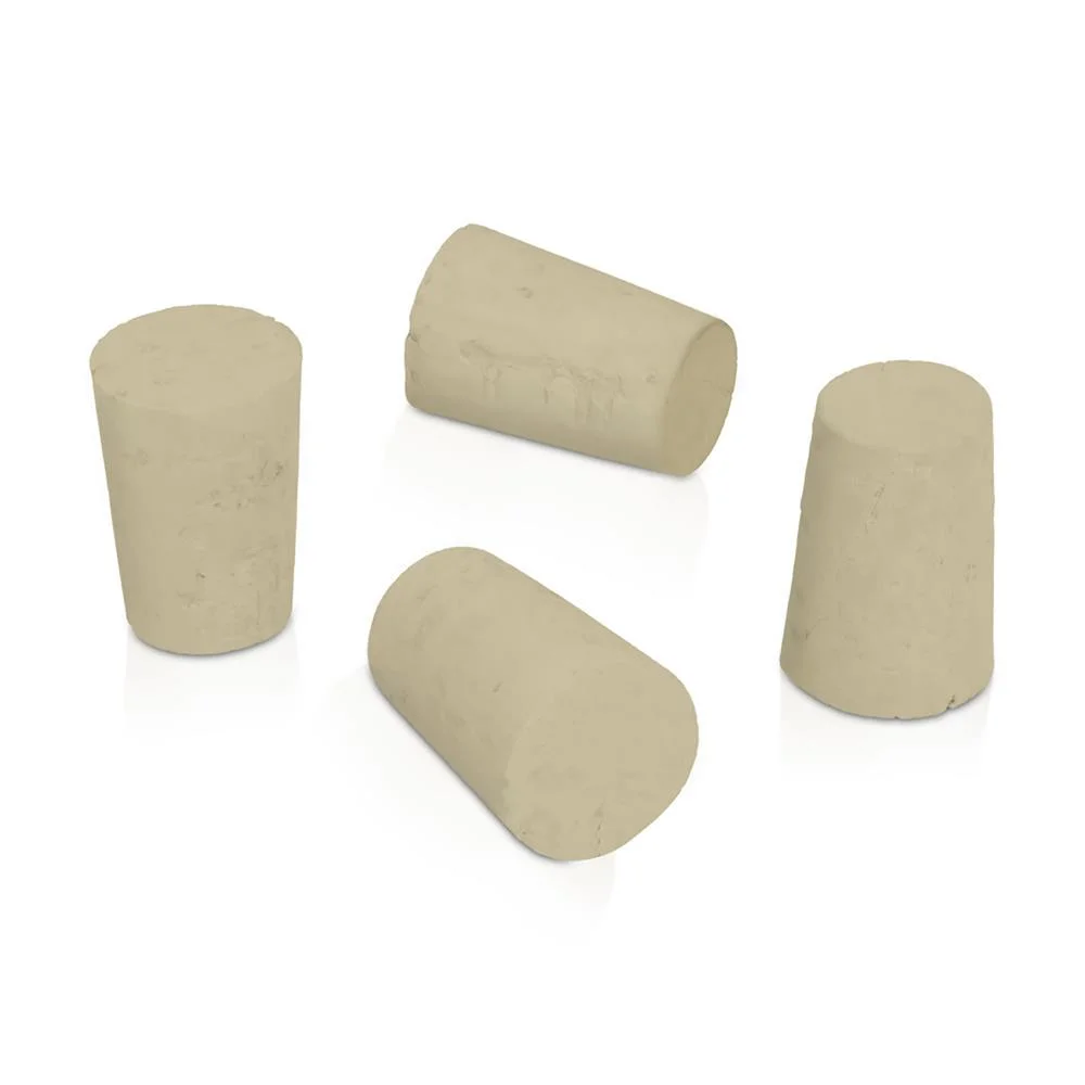 Kit 10 Rolhas de Corti&ccedil;a Conicas Metaltex Cores/Modelos Diversos