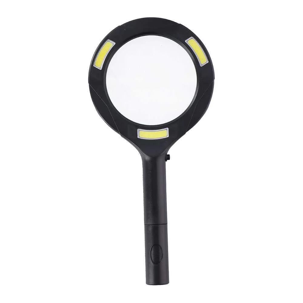 Tipo: Lupa<br>color: Negro<br>alimenta&ccedil;&atilde;o: 2 X AA (No Incluidas)<br>caracter&iacute;sticas: Con Luz Led<br>
