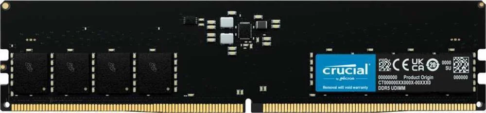 Mem&oacute;ria RAM 32gb Ddr5-4800mhz Cl40 - Crucial