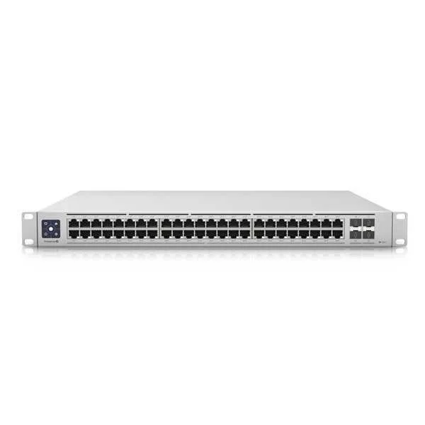 Switch Ubiquiti Enterprise 48 Portas 2.5gbe Managed Poe Sfp+ (10gbe) Rack Mountable