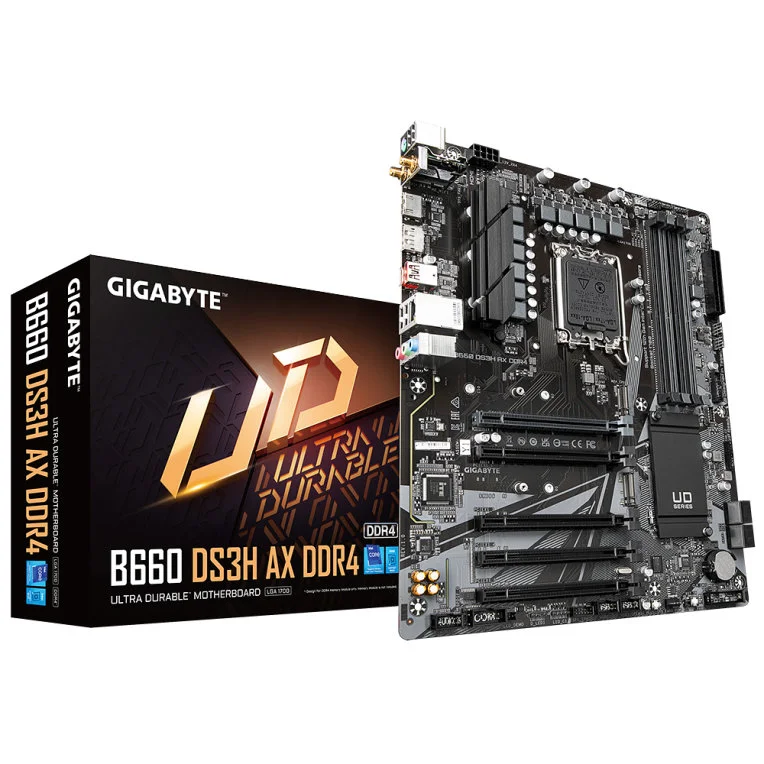 Gigabyte B660 Ds3h Ax Ddr4 Motherboard Intel B660.