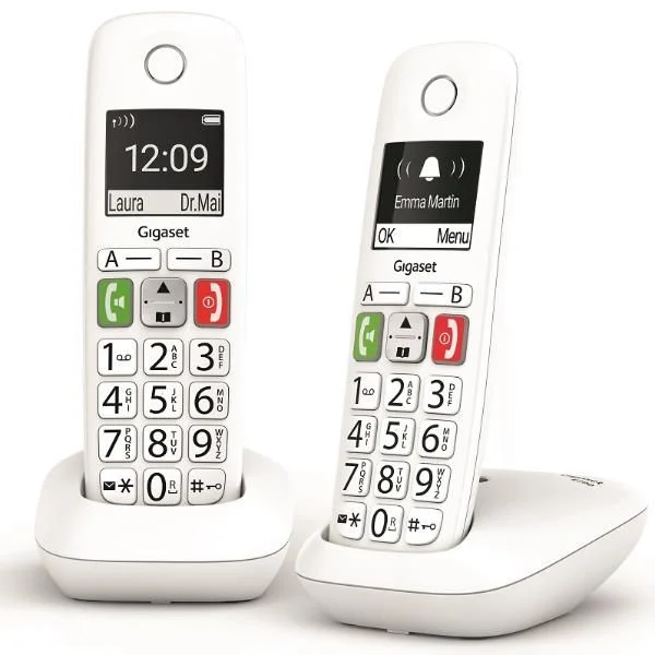 Telefone Fixo Gigaset E290 Branco 