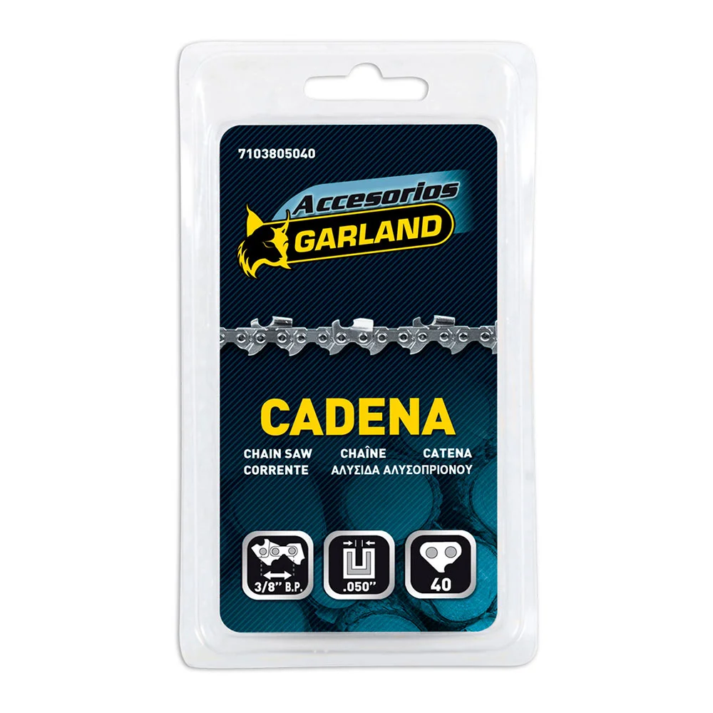 Corrente Motosserra 3/8 B.P 10" 40 e 7103805040 Garland