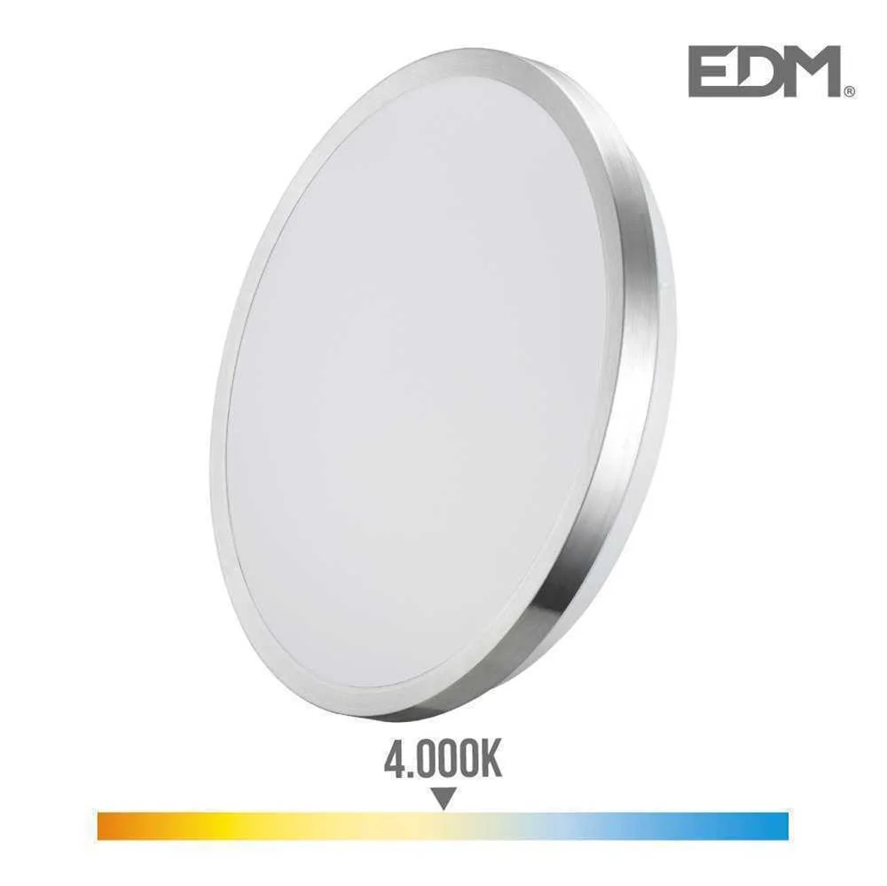 Aplique super. led 12w 800 lumen. 4.000k moldura .