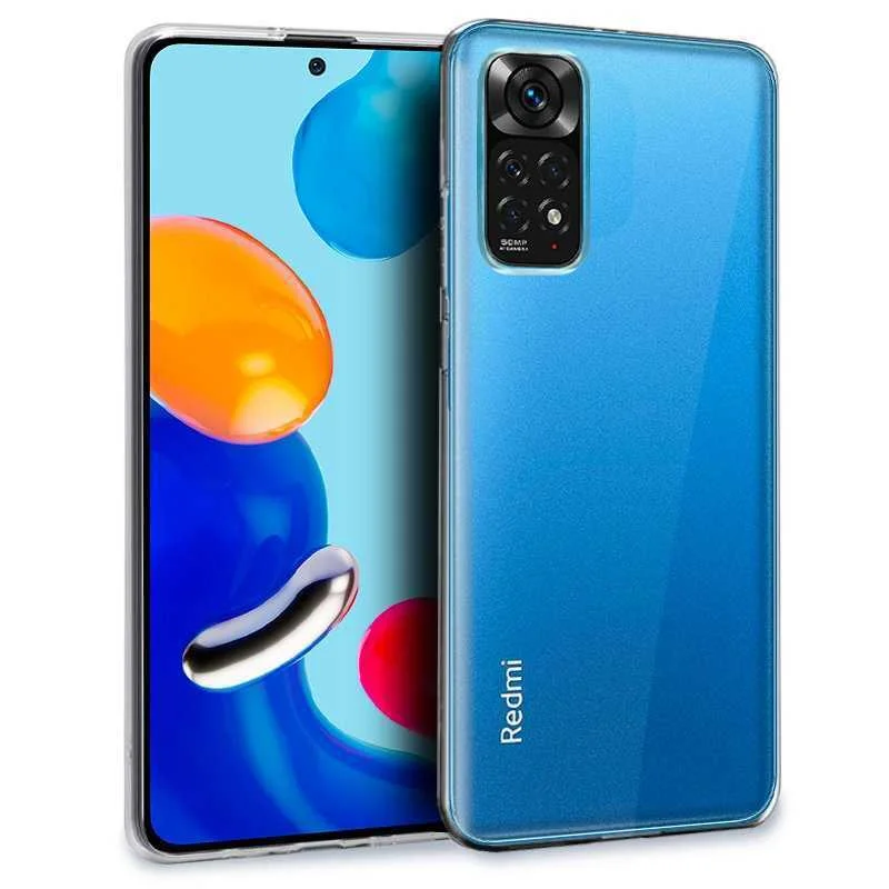 Capa de Silicone Cool para Xiaomi Redmi Note 11 / Note 11s (Transparente)