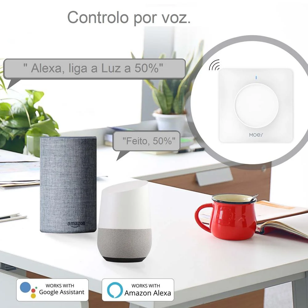 Interruptor rotativo dimmer WiFi
