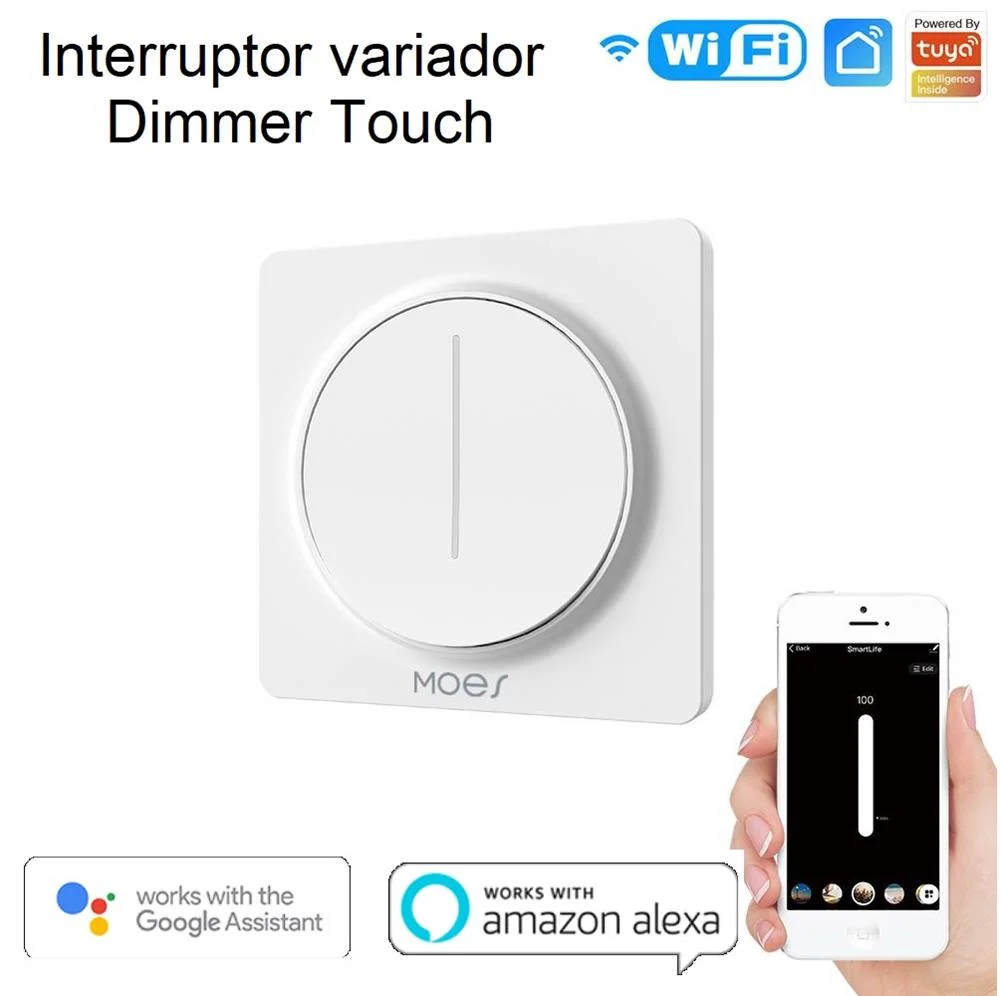 Interruptor T&aacute;ctil Dimmer Wifi