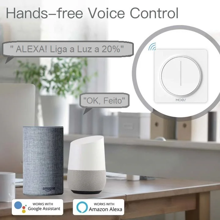 Interruptor T&aacute;ctil Dimmer Wifi