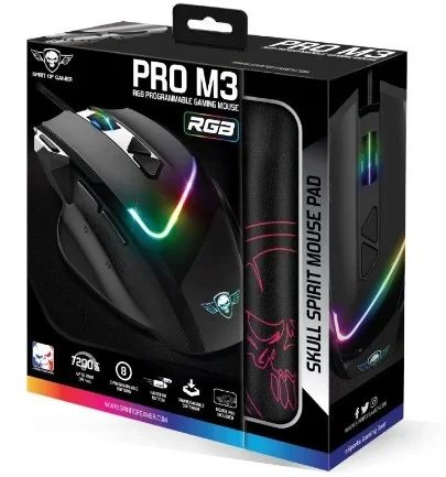 Spirit Of Gamer Rato Pro-M3  Bundle Gaming Mouse + Pad