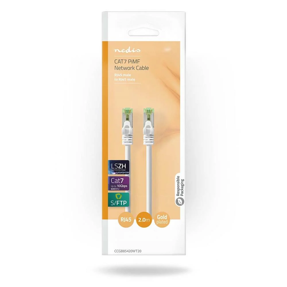 Cabo Cat7  Pimf  Rj45 Macho  Rj45 Macho  1,00.