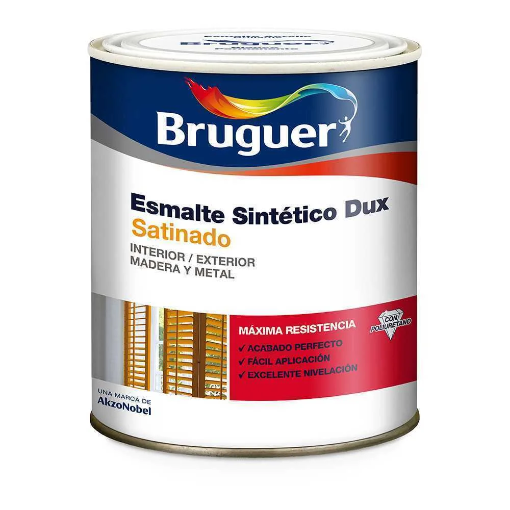 Dux acetinado preto 0,75l bruguer