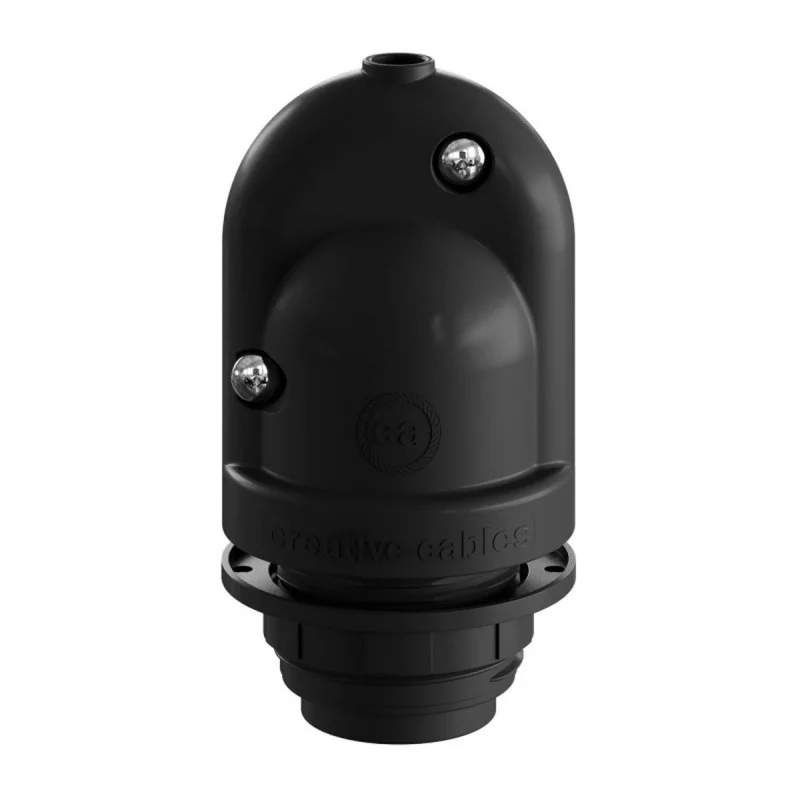 Suporte P/ L&acirc;mpada E27 Ip65 Preto