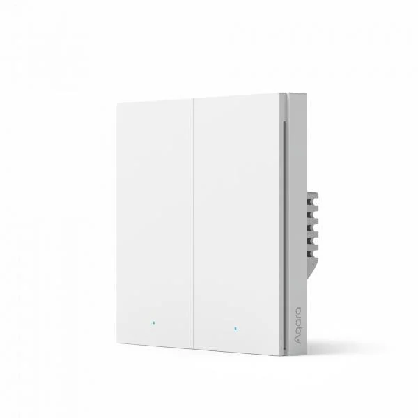 Aqara Smart Wall Switch H1 Eu (With Neutral, Double Rocker), White