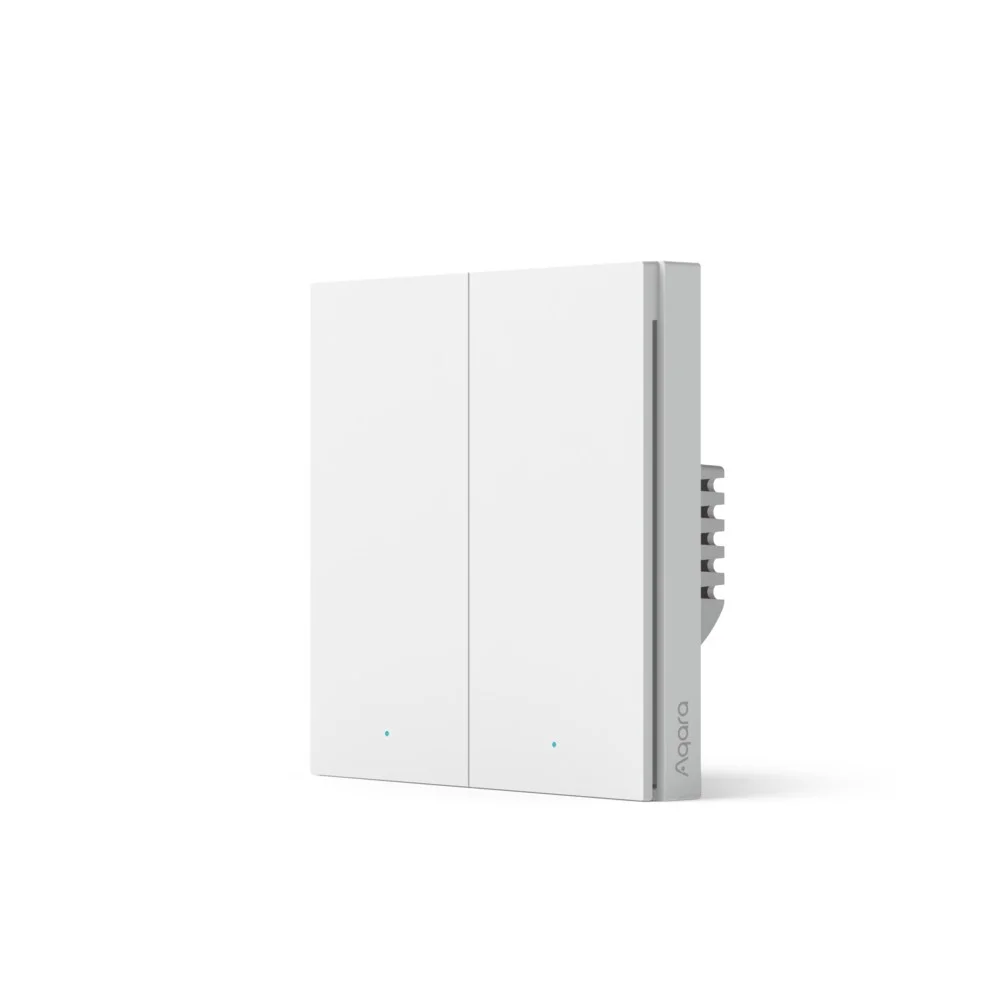 Aqara Smart Wall Switch H1 Eu (With Neutral, Double Rocker), White