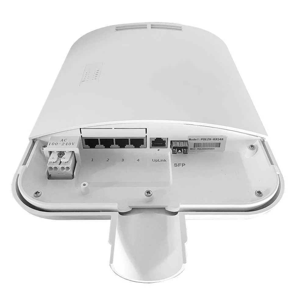 Switch Poe de Exterior - 4 Rj45 Gigabit Poe 1u.