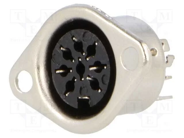 Tomada, Din, F&ecirc;mea, Pin: 8, Sistema: 270 com Pino Central, Simples