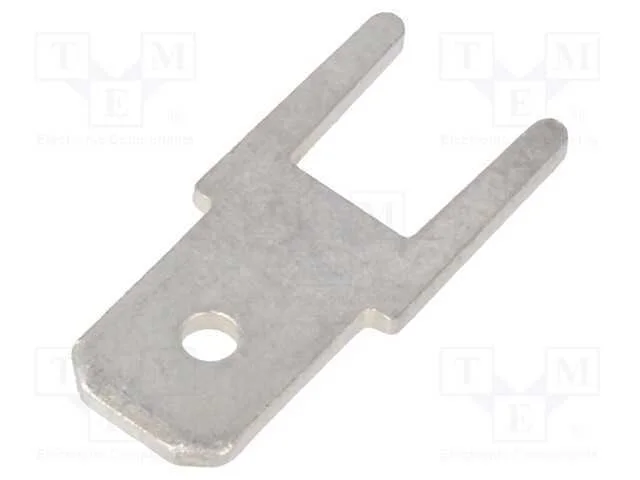 Conetor: Plano, 4,8mm, 0,8mm, F&ecirc;mea, Tht, Lat&atilde;o, Estanhado, Simples