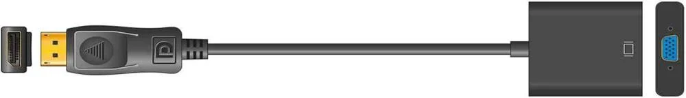 Adaptador Av:Link Displayport - Vga F&ecirc;mea