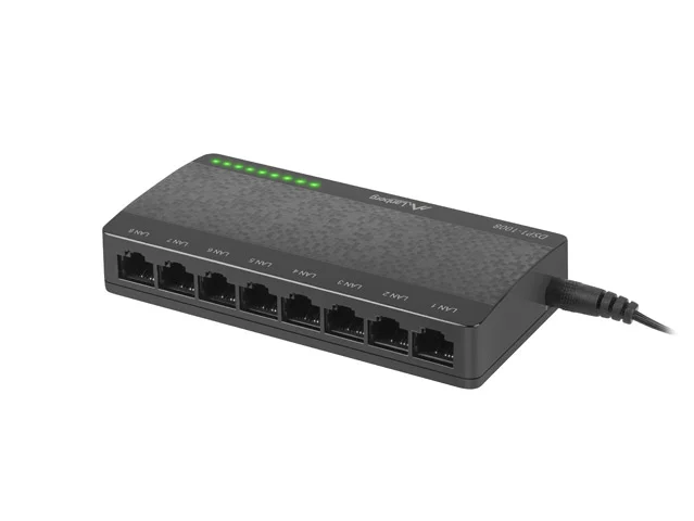 Interruptor Lanberg Dsp1-1008 (8 Portas, 1 Gb/S)