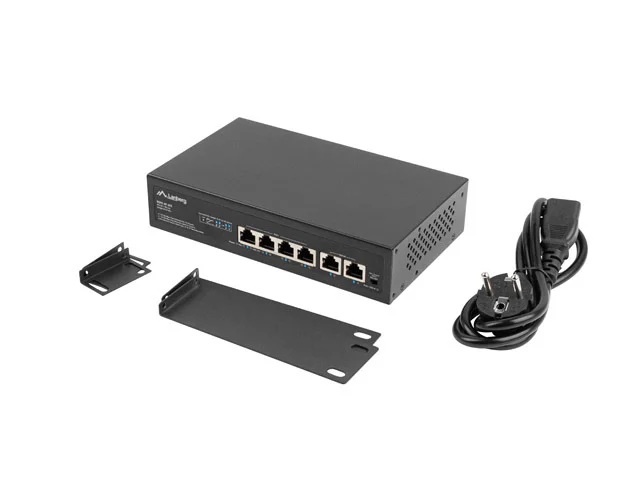 Lanberg Rsfe-4p-2fe-60 Switch de Rede N&atilde;o-Gerido .