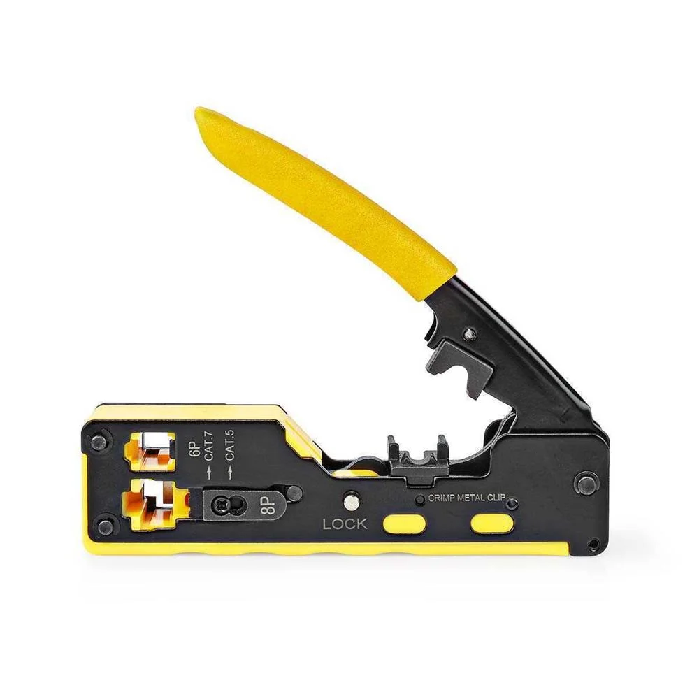 Alicate de Cravar Fichas Rj12 / Rj45 - Nedis