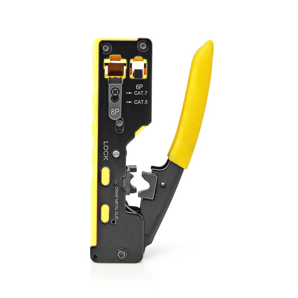 Alicate de Cravar Fichas Rj12 / Rj45 - Nedis