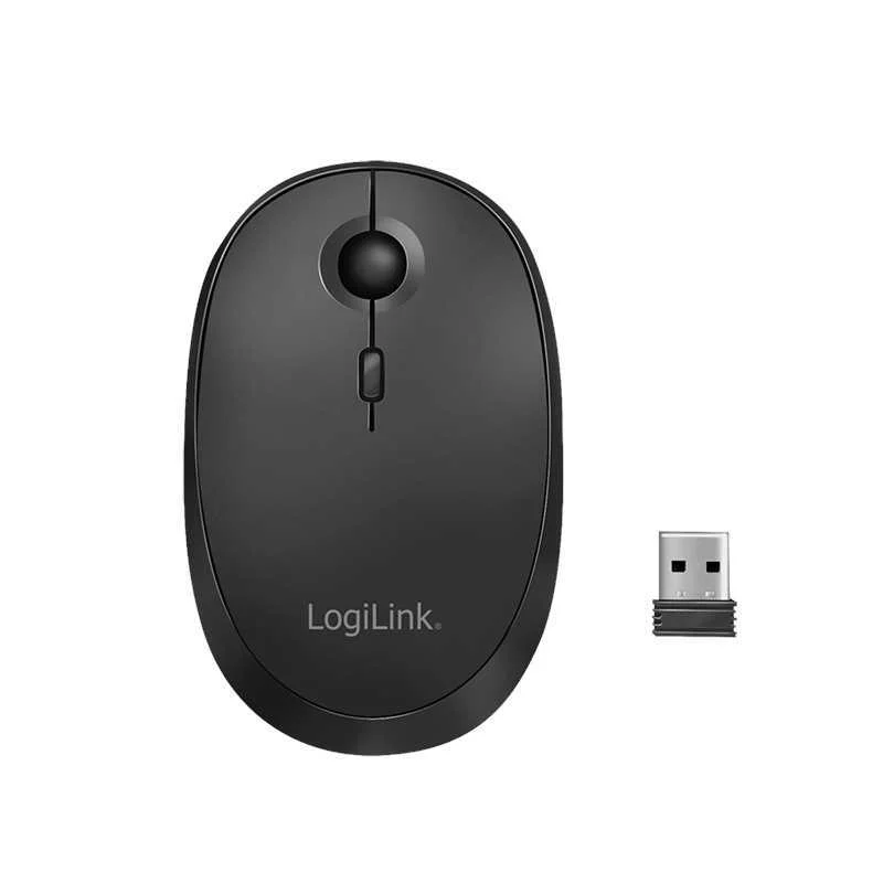Rato Wireless e Bluetooth 1600dpi Alcance Ate 10m - em Preto