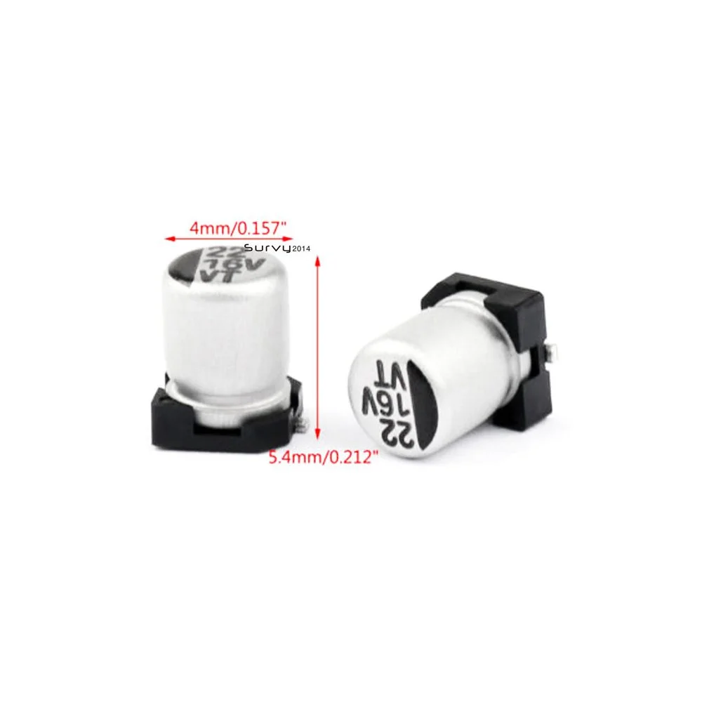 Condensador Eletrolitico Smd 22Mf 16V