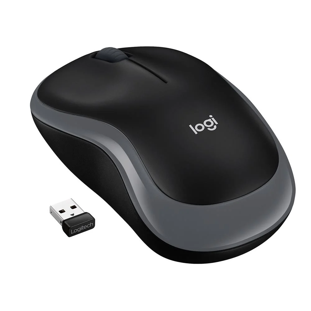 Rato &Oacute;ptico Logitech Wireless M185 Cinza/Preto
