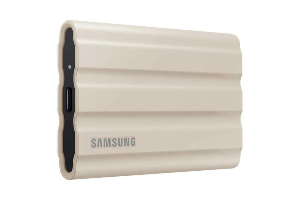 Ssd    2tb Samsung Portable SSD T7 Shield Usb3.2 Beige Extern Kit