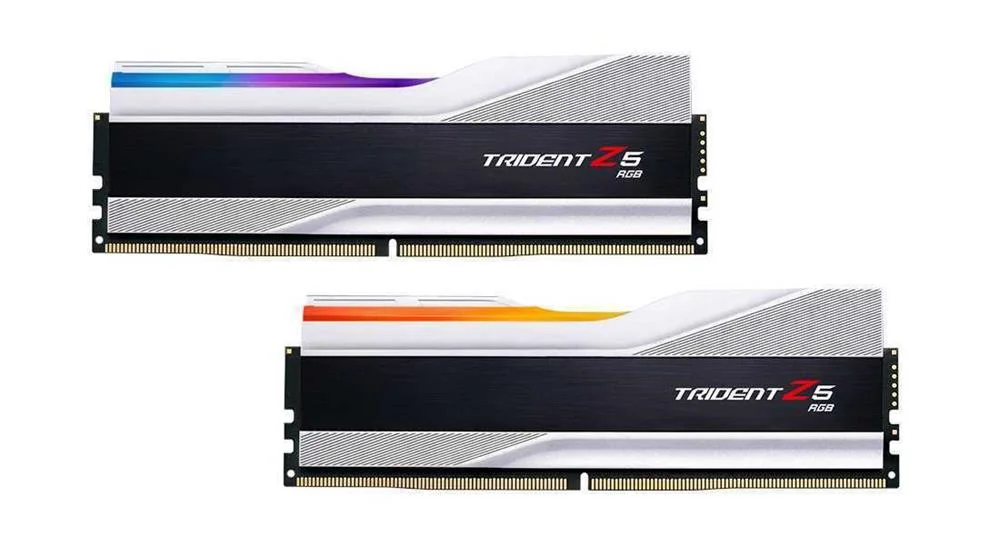 Mem&oacute;ria RAM Trident Z5 RGB 32gb (2x16gb) Ddr5-5600mhz Cl36 Cinza - G.Skill