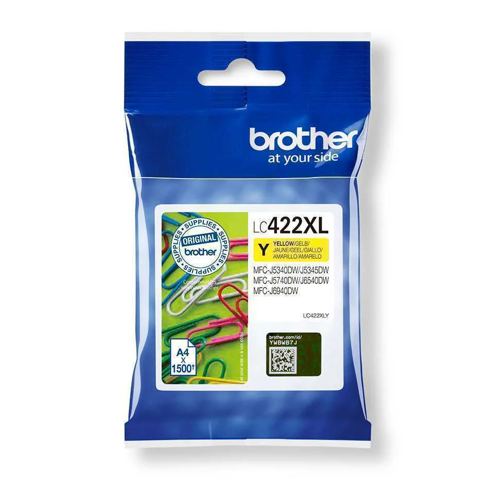 Cartucho de Tinta Original Brother Lc-422 Xl Alta.