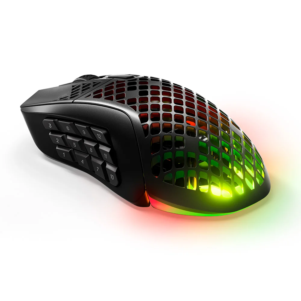 Rato &Oacute;ptico Aerox 9 Wireless 18000dpi Preto - Steelseries