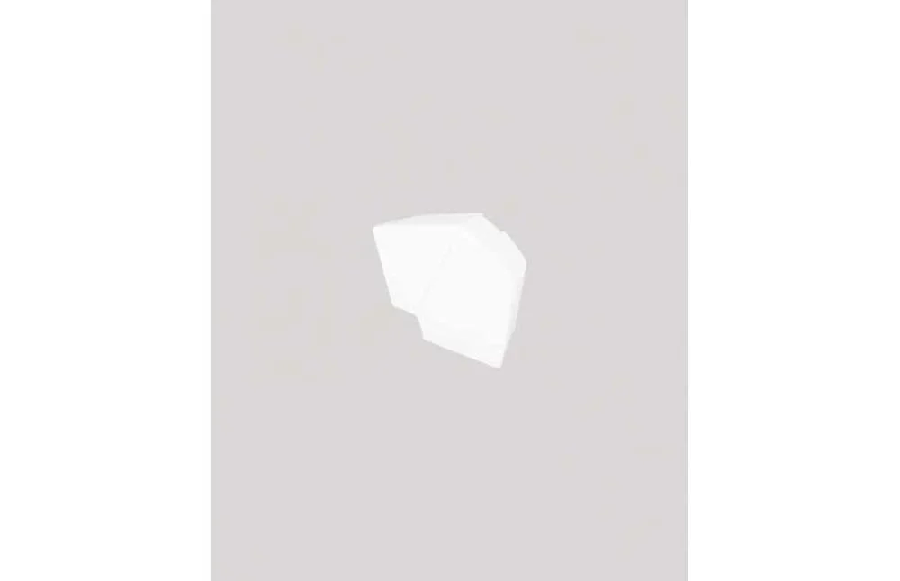 &Acirc;ngulo Plano Vari&aacute;vel P/Calha 90x50 Branco