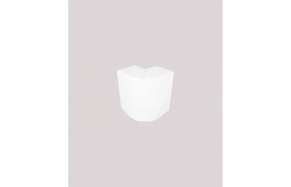 &Acirc;ngulo Exterior Vari&aacute;vel P/Calha 90X50 Branco