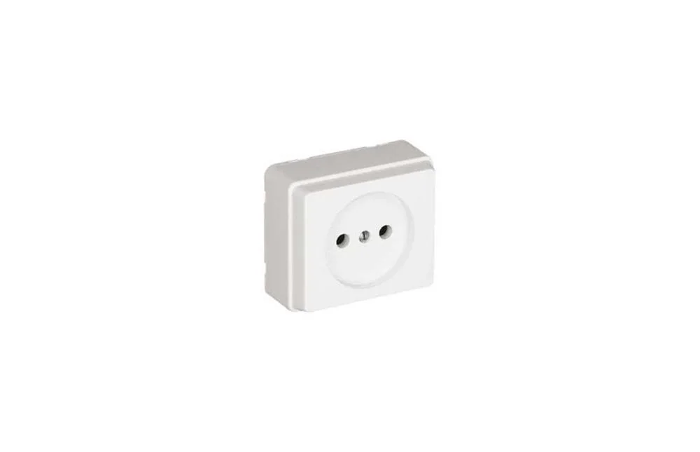 2p Enchufe Blanco