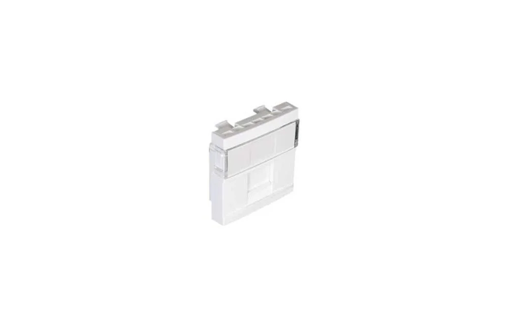 M&oacute;dulo 1 Sa&iacute;da P/Conetor Rj45 - 2 M&oacute;d Branco