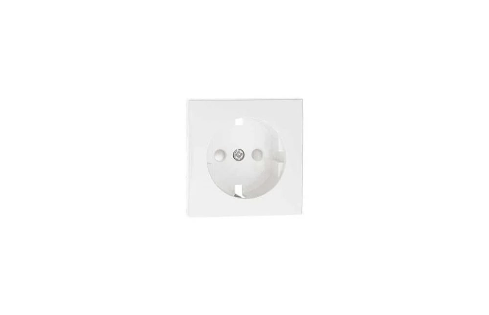 Centro Schuko Com Obturador Branco